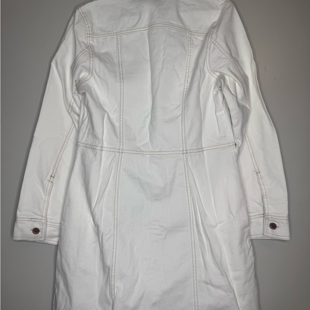 Frye Cream Button-Down Dress - Picture 3 of 3